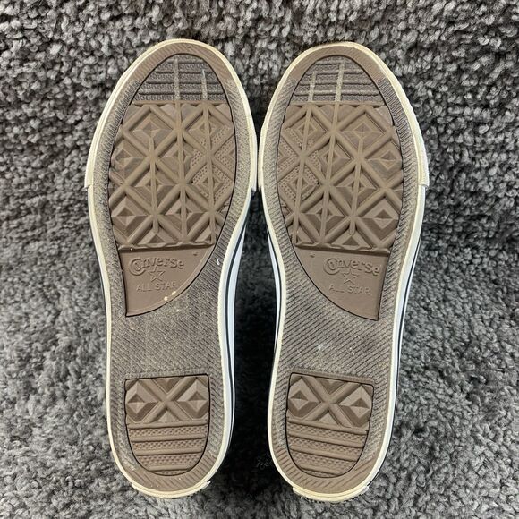 Converse Chuck Taylor Slip Low Top White Knit Junior 4 Sneakers 665411F - Picture 7 of 8